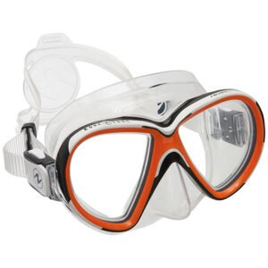 Aqualung maska REVEAL X2 transparent silikon, oranžová 122020