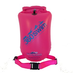 360swim Ultra bójka se suchým vakem 360swim, velká, růžová