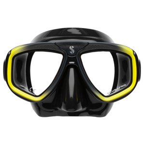 Scubapro potápěčské brýle  ZOOM EVO silikon černý - černá/žlutá 24157005