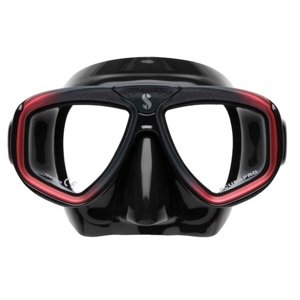 Scubapro potápěčské brýle  ZOOM EVO silikon černý - černá/červená 24157006
