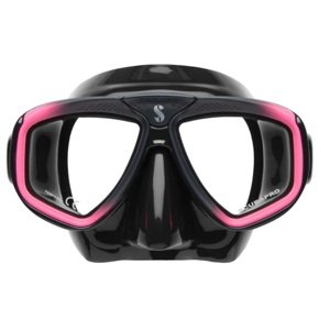 Scubapro potápěčské brýle  ZOOM EVO silikon černý - černá/růžová 24157007