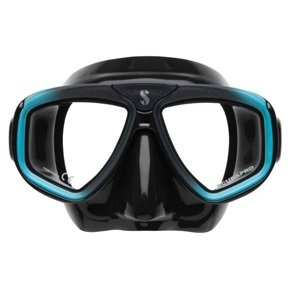 Scubapro potápěčské brýle  ZOOM EVO silikon černý - černá/tyrkys 24157008