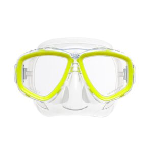 Scubapro potápěčské brýle  ECCO MASK silikon transparent - žlutá 24228500