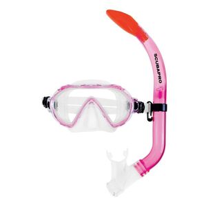 Scubapro set potápěčské brýle  a šnorchl SPIDER COMBO KIDS  silikon transparent - růžová 24301700