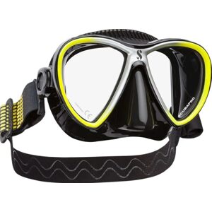 Scubapro potápěčské brýle  SYNERGY TWIN TRUFIT w/COMFORT STRAP - černá/žlutá 24813510