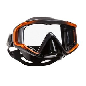 Scubapro potápěčské brýle  CRYSTAL VU silikon černý - bronzová 24855810