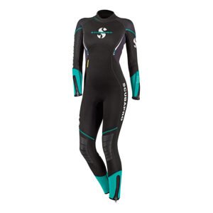 Scubapro neoprenový oblek SPORT STEAMER 5mm BLACK/TURQUOISE, dámský Velikost: XS 63633100