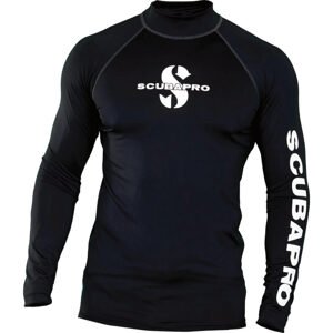 Scubapro pánské tričko RASHGUARD UPF50, černé Velikost: Small 65031200