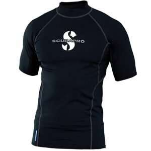 Scubapro pánské tričko RASHGUARD T-FLEX UPF80, černá Velikost: Small 65221200