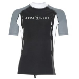 Aqualung pánské tričko RASHGUARD, černá/šedá Velikost: M 660512