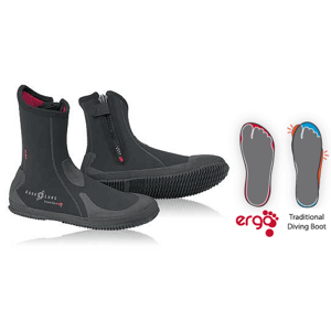 Aqualung neoprenové boty SUPERZIP ERGO 5 mm černá Velikost: 50 BS147010650