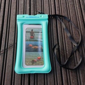 360swim Plovací vodotěsný kryt na mobil 360swim, tyrkysová