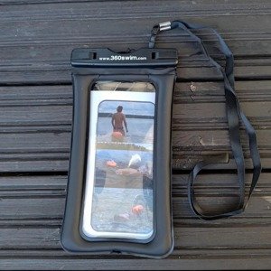 360swim Plovací vodotěsný kryt na mobil 360swim, černá