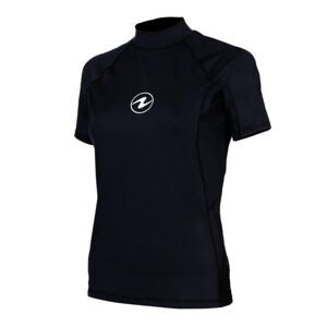 Aqualung dámské tričko RASHGUARD SLIM FIT, černá Velikost: XL CL2740101XL