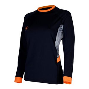 Aqualung dámské tričko RASHGUARD LOOSE FIT, černá/oranžová/šedá Velikost: L CL2770110L