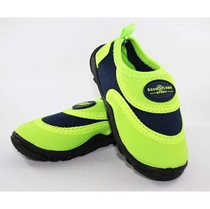 Aqualung Sport dětské boty do vody BEACHWALKER KIDS, světle zelená/námořní modrá Velikost: 22-23 FJ028310422