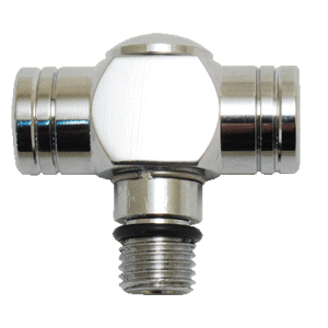 JTLine T-kus W3/8"M - 2xW3/8"F JTL-6117