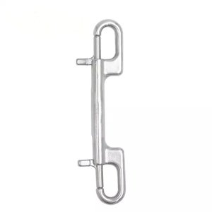 JTLine dvojitá karabina, nerez, 120mm JTL-6255