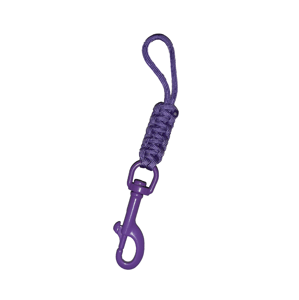 JTLine karabina fialová s fialovou šňůrkou, 75mm (typ A) JTL-6259V