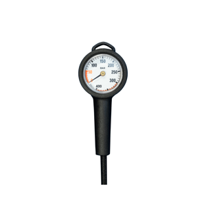 JTLine Manometr 50 mm s opletenou HP hadicí