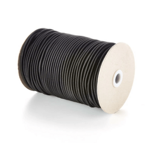 JTLine Gumicuk 4 mm JTLine, metráž, černý