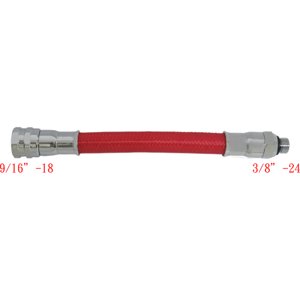 JTLine LP Hadice k automatice, opletená 70 cm, červená JTL-8110