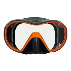 Apeks maska VX1 Pure Clear, tmavě šedá/oranžová MS3941208LR