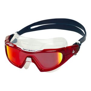 Aqua Sphere plavecké brýle VISTA PRO červený titanově zrcadlový zorník, tmavě modrá/červená MS5040644LMR