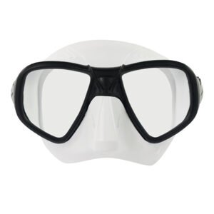 Aqualung potápěčské brýle MICROMASK X černá, bílý silikon MS5150901LR