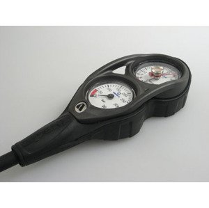 Apeks Konzole manometr + hloubkoměr | HP hadice 0,8 m NS133125