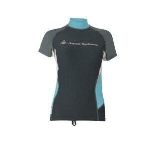 Aqua Sphere dámské tričko RASHGUARD AMY, tmavě šedá/šedá Velikost: XS (4) RW0031210XS