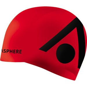 Aqua Sphere plavecká čepice TRI CAP - červená/černá SA128EU0601