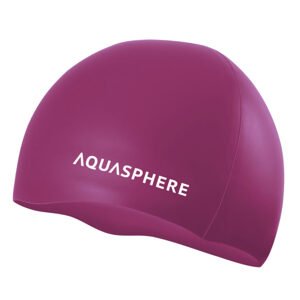 Aqua Sphere plavecká čepice PLAIN SILICONE CAP, růžová/bílá SA212EU2209