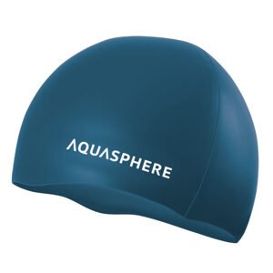 Aqua Sphere plavecká čepice PLAIN SILICONE CAP - zelená/bílá SA212EU3209