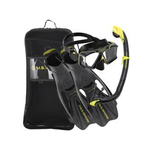 Šnorchlovací set U.S. DIVERS SIDEVIEW II, černá/žlutá Velikost: L SR2130171LV1