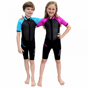 Agama Nemo Dětský Neoprenový Short Superstrech 3mm Barva: Růžová, Věk/váha: 11-13 Let