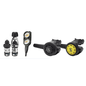Scubapro Mk 2+ Evo 300bar / R195 +r095octopus +konzole Compact Twin Automatika