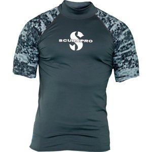 Lycrové Triko Scubapro Rash Guard Graphite Upf50 Kratký Rukáv Panské Velikost: Xxl