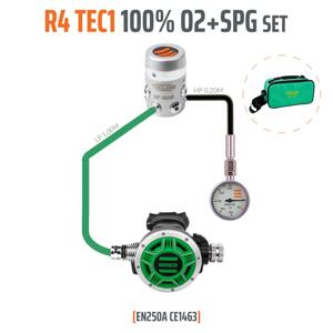 Tecline Regulátor R4 Tec1 100% O2 Stage Set S Manometrem