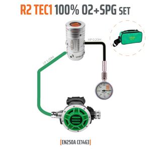 Tecline Regulátor R2 Tec1 Stage Set S Manometrem Až 100% O2