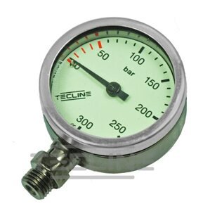 Tecline Manometr Tecline, 300 Bar, 63 Mm, černý Chrom
